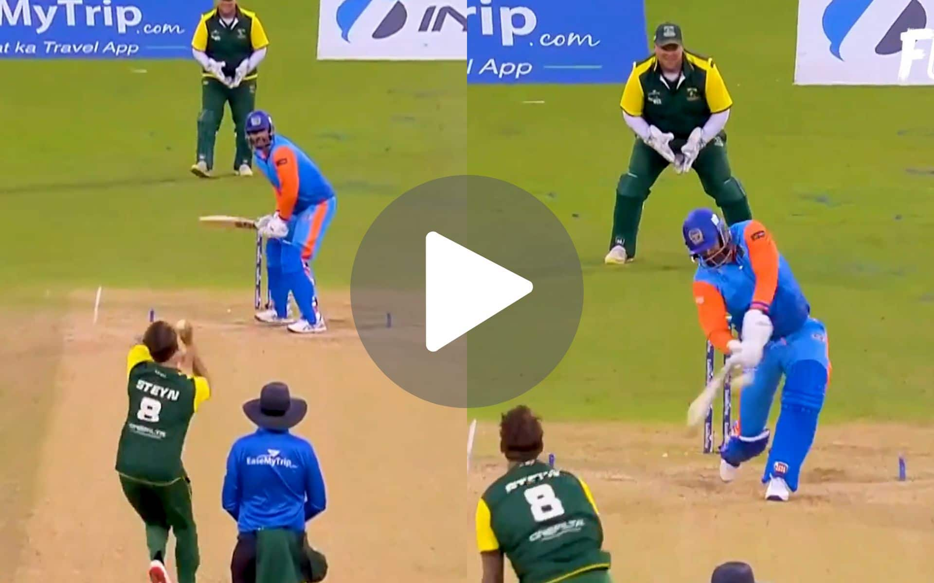 [Watch] Yusuf Pathan 'Hammers' Dale Steyn; Slams A Nonchalant Six In WCL 2024